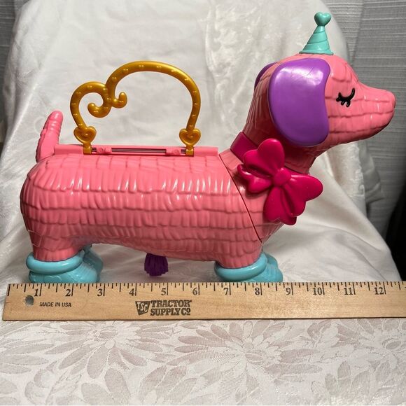 Polly Pocket Puppy Party Playset Carrying Case ONLY No Accessories Dachshund - Picture 8 of 9